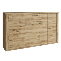 Comoda 2 usi stejar navarra Dorsi 160x41x 94.6 cm