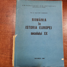 Romania in istoria Europei secolului XX de Titu Georgescu