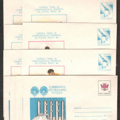 Romania.1986 Lot 132 buc. intreguri postale necirculate LL.74
