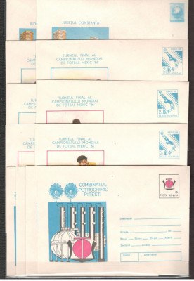 Romania.1986 Lot 132 buc. intreguri postale necirculate LL.74 foto