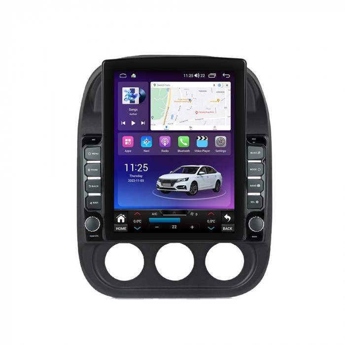 Navigatie dedicata cu Android Jeep Compass I 2011 - 2016, 8GB RAM, Radio GPS