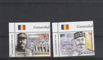 Romania ,Bertelot TAPS cu steag sus, nr lista 2298. foto