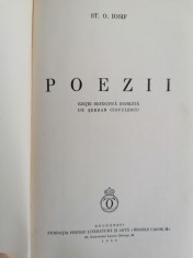St. O. Iosif - Poezii. Editie Definitva Serban Cioculescu 1939 (editie limitata)