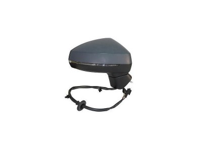 Oglinda exterioara Audi A3 (8v), 06.2012-12.2020, Dreapta, reglare electrica; grunduit; incalzita; geam asferic; cromat; pliere electrica; memorie; 1 foto