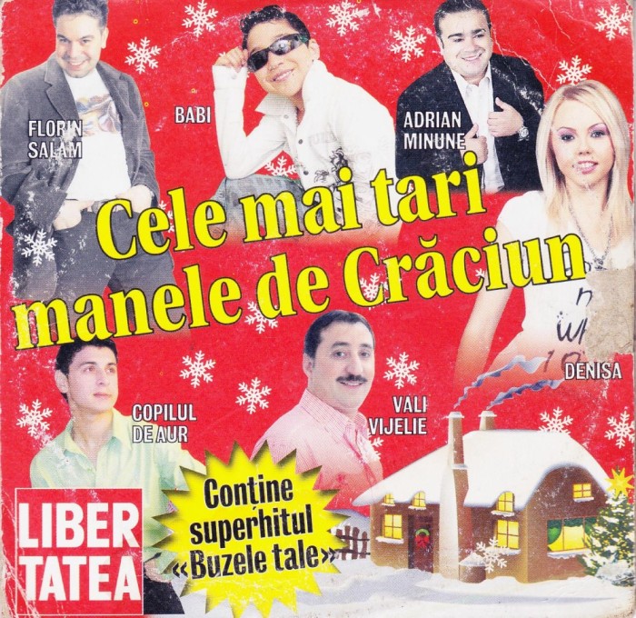 CD manele: Cele mai tari manele de Craciun ( vezi descriere )