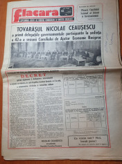 flacara 7 noiembrie 1986-articol si foto orasul ramnicu sarat si statiunea cozia foto