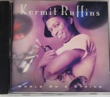 Kermit Ruffins &lrm;&ndash; World On A String VG+ / NM cd jazz Justice SUA 1992