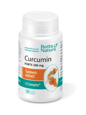 CURCUMIN FORTE 500mg 30cps ROTTA NATURA foto