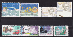 BELGIA 1979/1985/1987/1992 EUROPA CEPT SERII MNH foto