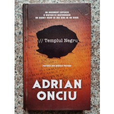 Templul Negru (cu Dedicatie) - Adrian Onciu , B356