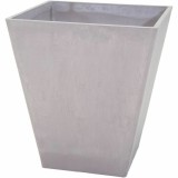 Ghiveci Mega Collections Ecostone Square Maro Gri Maroniu Plastic Reciclat 48 x 57 cm