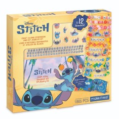 Set de creat bijuterii si carte de povesti, Make It Real, Disney Stitch, 1865 piese