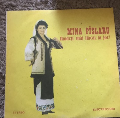 Vinil 2 Vinyl Electrecord Mina Paslaru foto