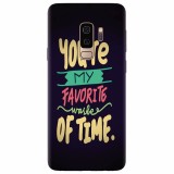Husa silicon pentru Samsung S9 Plus, My Favorite Waste Of Time