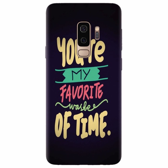 Husa silicon pentru Samsung S9 Plus, My Favorite Waste Of Time