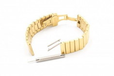 Armband 22mm edelstahl gold pentru samsung galaxy gear s3 classic u.a., , foto