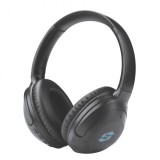 Casti wireless over-ear pliabile iSEN HL2, Resigilat, Negru, Bluetooth v5.3, Microfon incorporat, ANC (active noise cancelling), Bas stereo, 300mAh