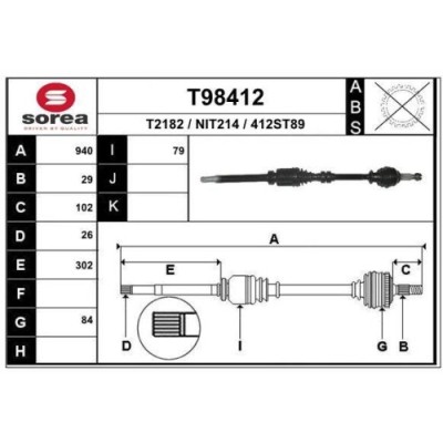 Planetara Nissan Qashqai / Qashqai +2 1 (J10, 1.6, Fata, Dreapta, EAI foto