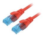 Cablaj Patch Cord U/UTP 5e Litat CCA PVC Roșu 0,25m 26AWG