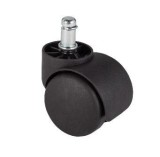 Cumpara ieftin Rola Scaun Birou Universala Depox, PVC Dur, &Oslash;11mm, Negru, 5cm, Plastic, Control Directie, 1 buc