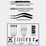Lumini ambientale dedicate Toyota Corolla 12 2018-2023, RGB Acrilice 18 in 1 Dinamice cu efect symphony, Control din Aplicatie Bluetooth Buton