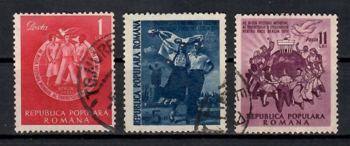 Romania 1951, LP. - Festivalul Mondial al Tineretului - Berlin