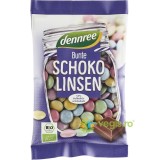 Bomboane Colorate cu Ciocolata cu Lapte Ecologice/Bio 100g