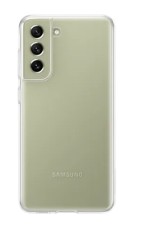 HUSA Smartphone Samsung, pt Galaxy S21 Fe, tip back cover (protectie spate), silicon, ultrasubtire, transparent, &quot;EF-QG990CTEGWW&quot;