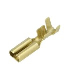 Terminal papuc plat 2.8mm 0.8mm mama 0.5-1.25mm2 crimpat pe cablu BM