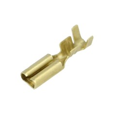 Terminal papuc plat 2.8mm 0.8mm mama 0.5-1.25mm2 crimpat pe cablu BM