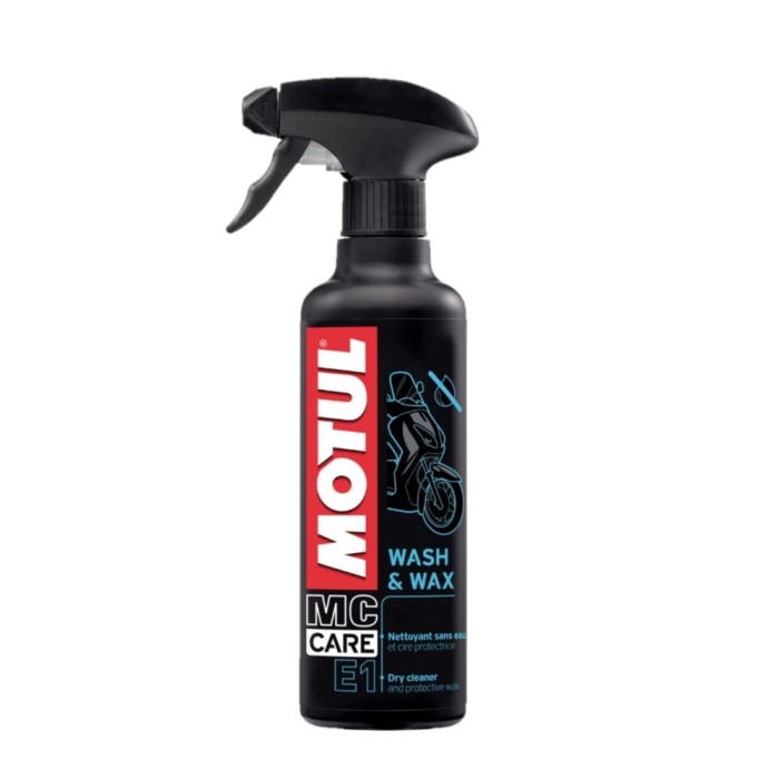 Solutie curatare fara apa MOTUL MC CARE E1 Wash &amp;amp; Wax 400ml