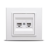Priză date RJ45 Cat6 alb Mina - OVIVO | 401-010300-234