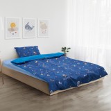Set de pat single bumbac Space, Heinner