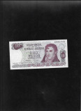 Argentina 10 pesos 1973(76) unc seria04682779 semnatura mai rara