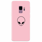Husa silicon pentru Samsung S9, Pink Alien