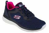 Pantofi pentru adidași Skechers Bountiful - Quick Path 12607-NVHP albastru marin