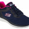Pantofi pentru adidași Skechers Bountiful - Quick Path 12607-NVHP albastru marin