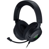 Casti gaming cu fir Razer Kraken V4 X, iluminare Razer Chroma&trade; RGB, 7.1 Surround, multiplatforma, negru