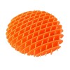 Jucarie worm fidget de decompresie, flippy, anti stres, dimensiune compacta 10 cm, dimensiune extinsa 24.5 cm, portocaliu