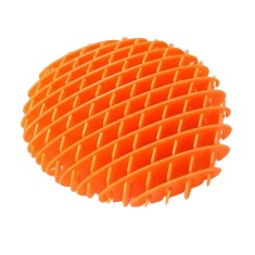 Jucarie worm fidget de decompresie, flippy, anti stres, dimensiune compacta 10 cm, dimensiune extinsa 24.5 cm, portocaliu