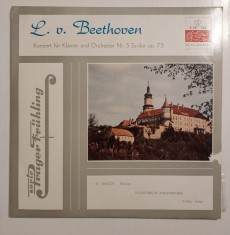 Beethoven Konzert f&uuml;r Klavier und Orchester nr 5 es dur op 73 disc vinil