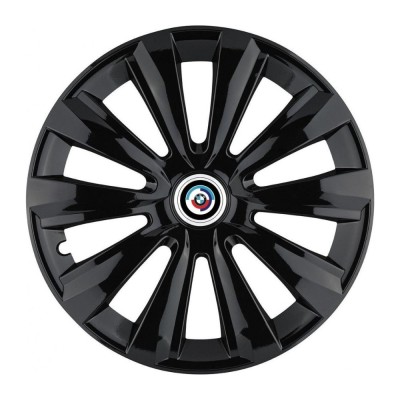 Set 4 Capace Roti Autohelix MSA&amp;reg; potrivite jantelor de 16 inch, pentru Bmw Nou model Delta Black foto