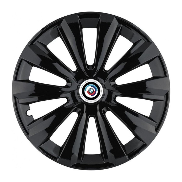 Set 4 Capace Roti Autohelix MSA&reg; potrivite jantelor de 16 inch, pentru Bmw Nou model Delta Black