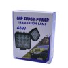 Lampa auto Super-Power, 48W, 16 leduri, negru