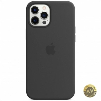 Husa MagSafe pentru Apple iPhone 12 Pro Max Neagra MHLG3ZE/A foto