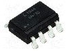 Optocuplor SMD, Tensiune izolatie 5kV, 1 canale, Gull wing 8, Seria 6N135, LITEON - 6N135S-TA1-L