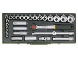 Set chei tubulară PROXXON 29 buc oțel crom-vanadium