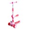 Trotineta cu scaunel, roti silicon, cu led &ndash; Broscuta