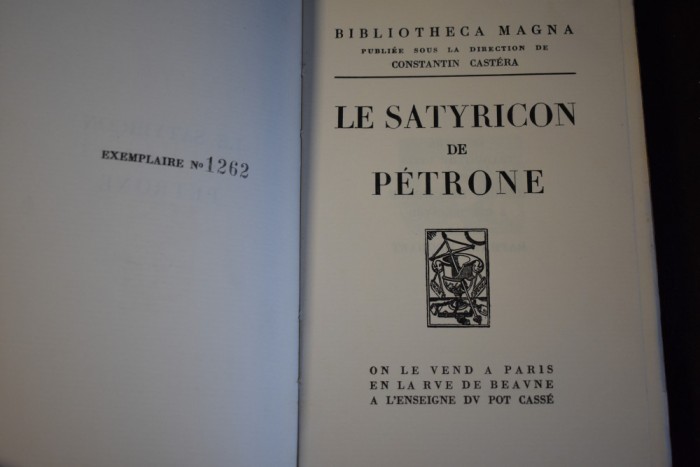 Le Satyricon de Petrone