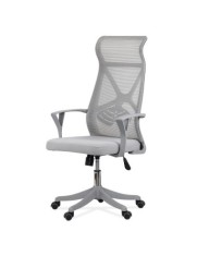 Scaun de birou ergonomic OFF 431, mesh, suport lombar, mecanism de inclinare, roti gumate, cadru polipropilena, 100 kg